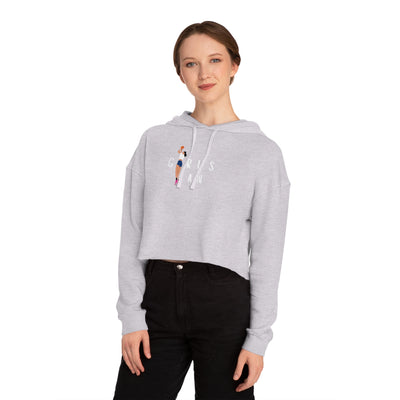 GIRLS CAN - Women’s Cropped Hooded Sweatshirt