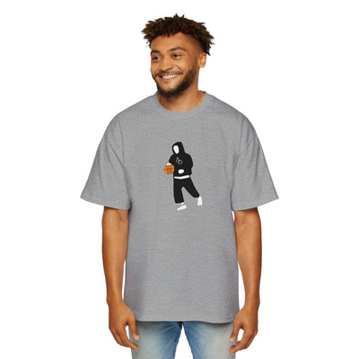 "Shadow Dribble" Oversized Graphic Tee